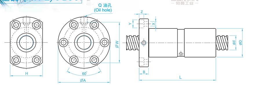 TBI DFI01605-4 tbi微型滚珠丝杠制造厂家